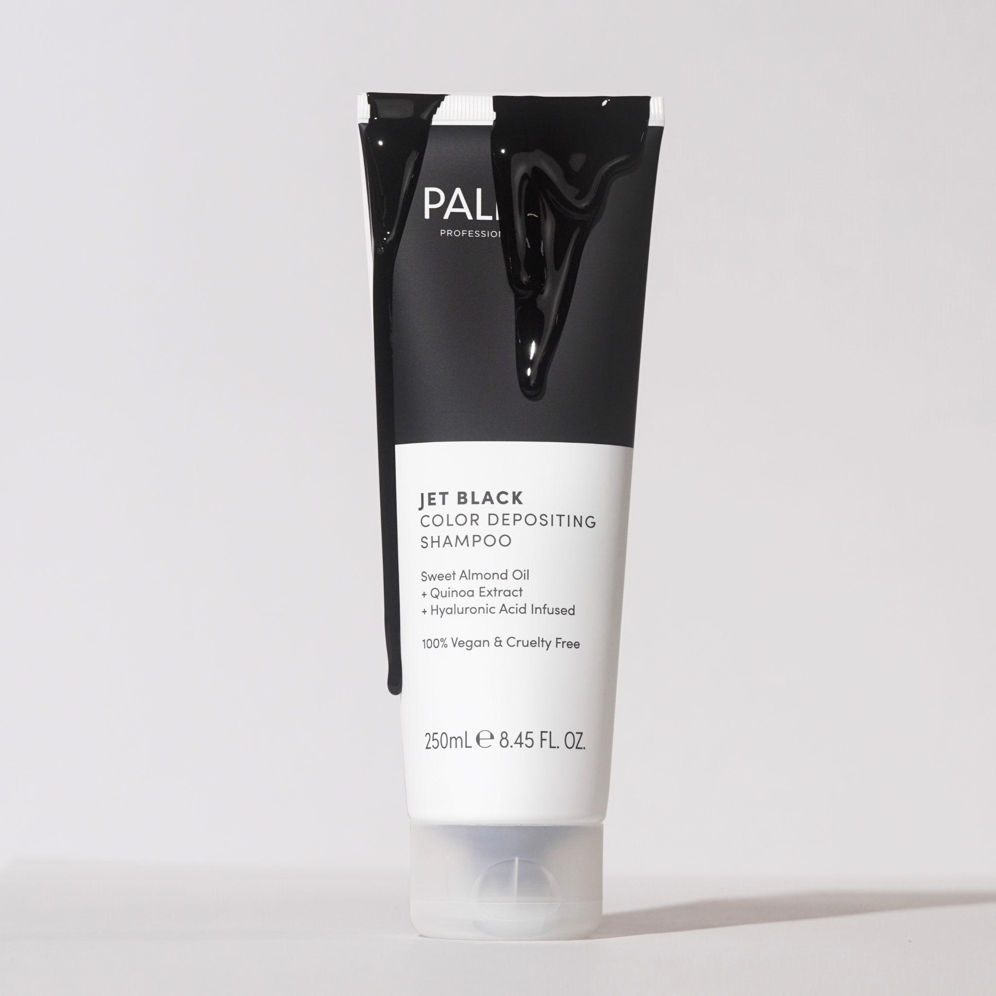 Pallure Jet Black Color Depositing Shampoo, 250 ml