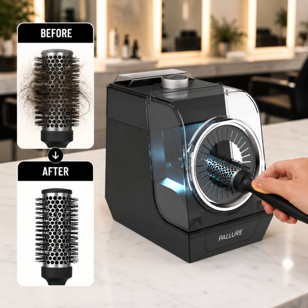 Pallure Automatic Hair Brush Cleaner and Sanitizer