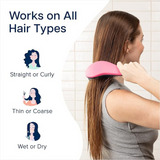 Hair Tamer "Ergo" Detangling Hair Brush [Single brush: Pink or Chrome (random color)]