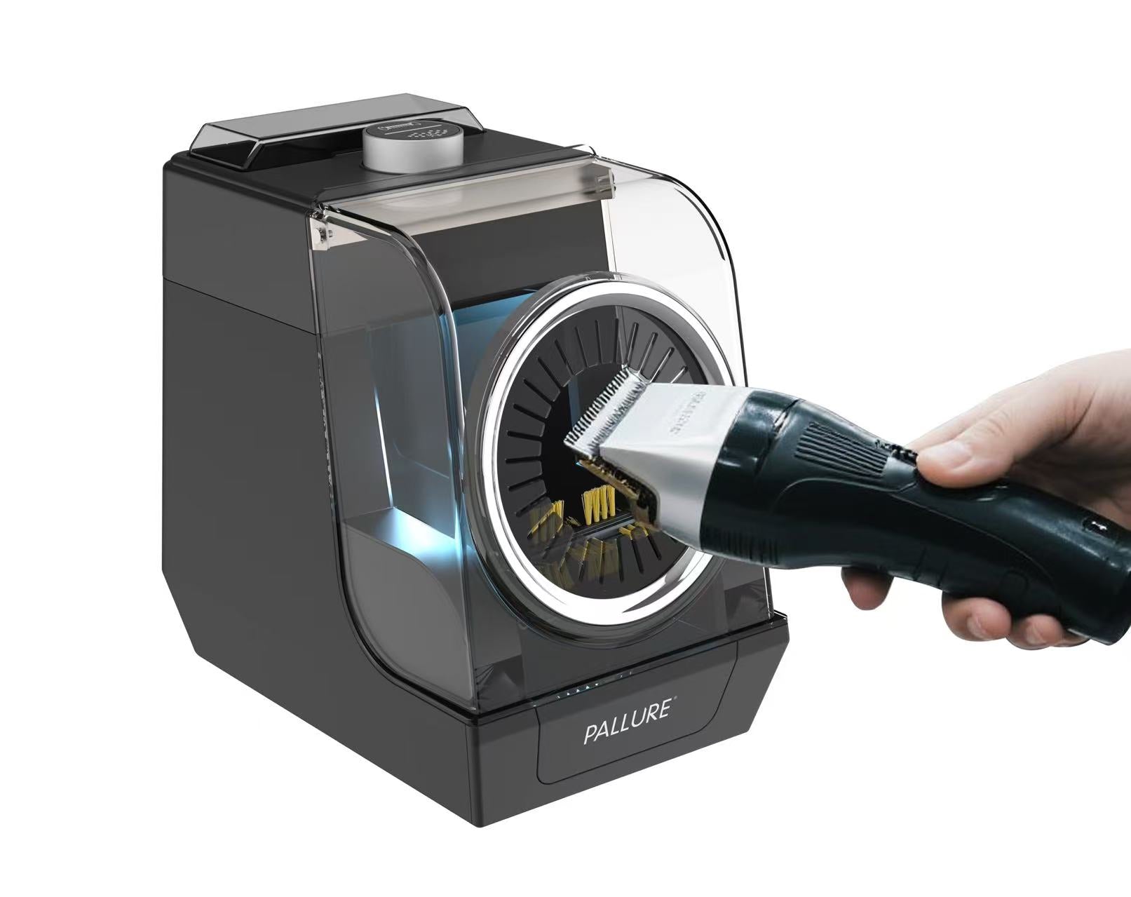 Automatic Hair Brush And Clipper Cleaner + 20 Salon/Barber Capes Bundle