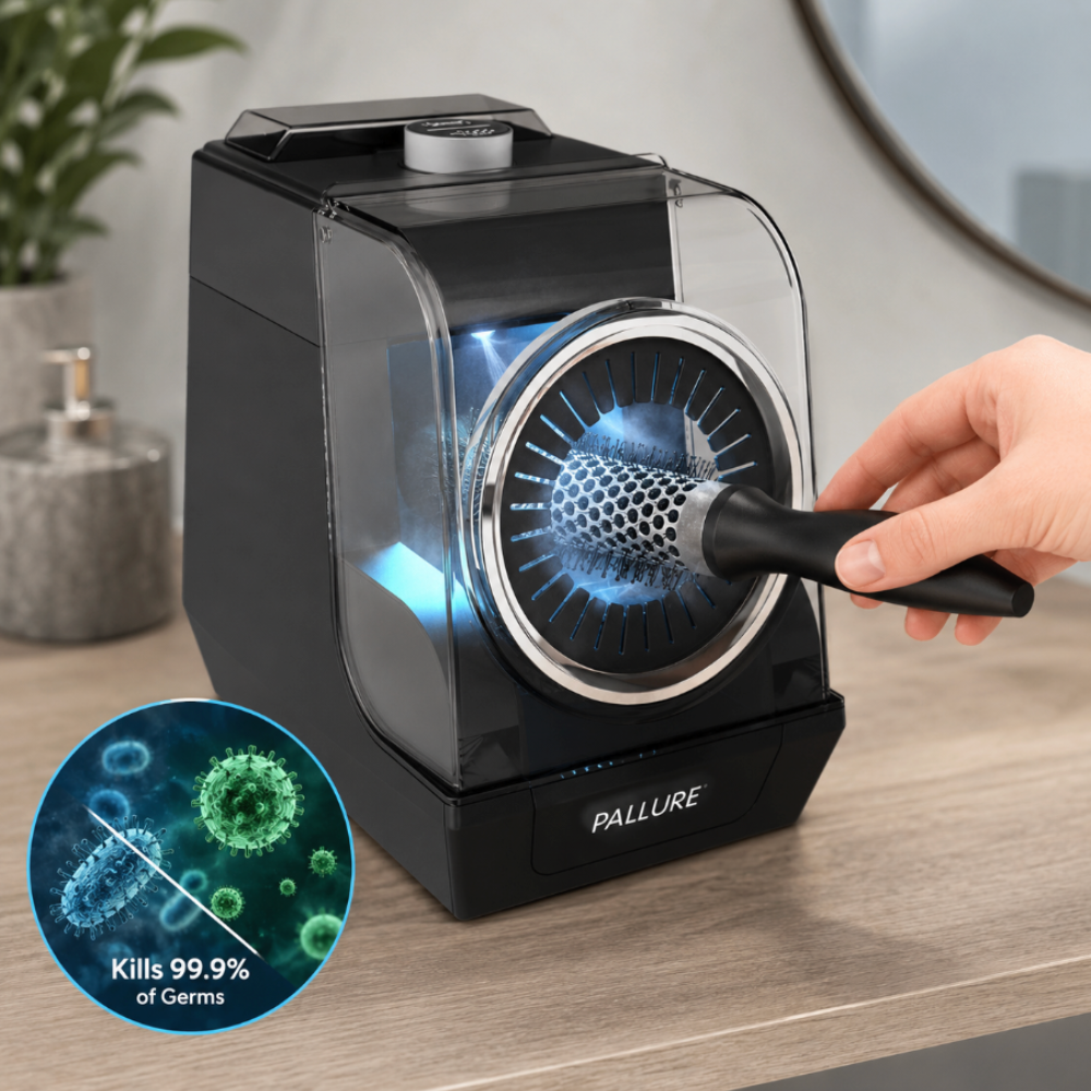 Pallure Automatic Hair Brush Cleaner and Sanitizer