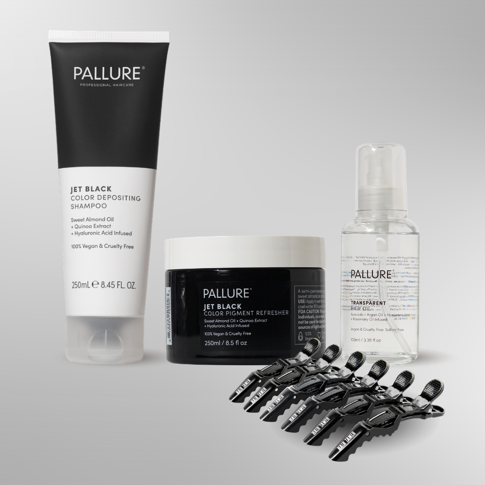 Jet Black Color And Shine Kit