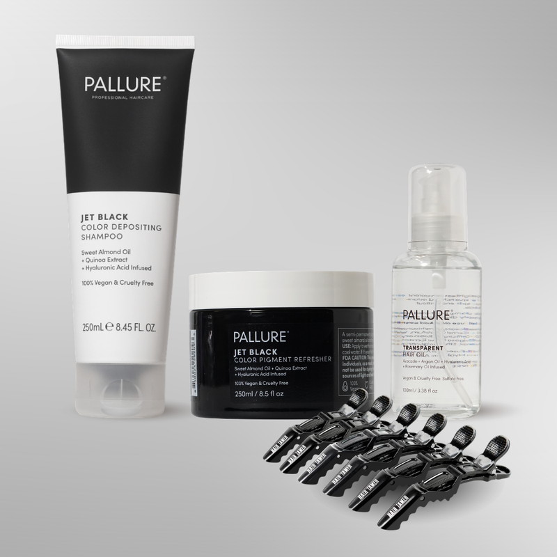 Jet Black Color And Shine Kit