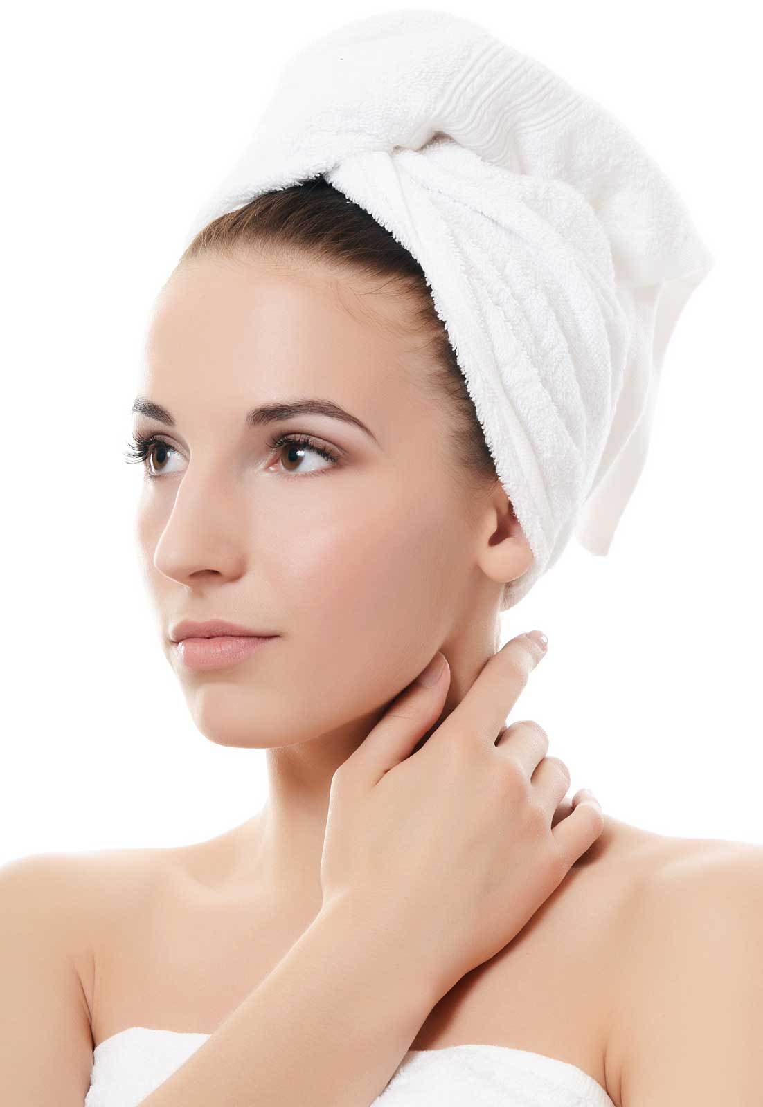» Comfy Towel Plush Microfiber Hair Drying Turban Hair Towel (100% off)