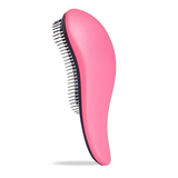 Hair Tamer "Ergo" Detangling Hair Brush [Single brush: Pink or Chrome (random color)]