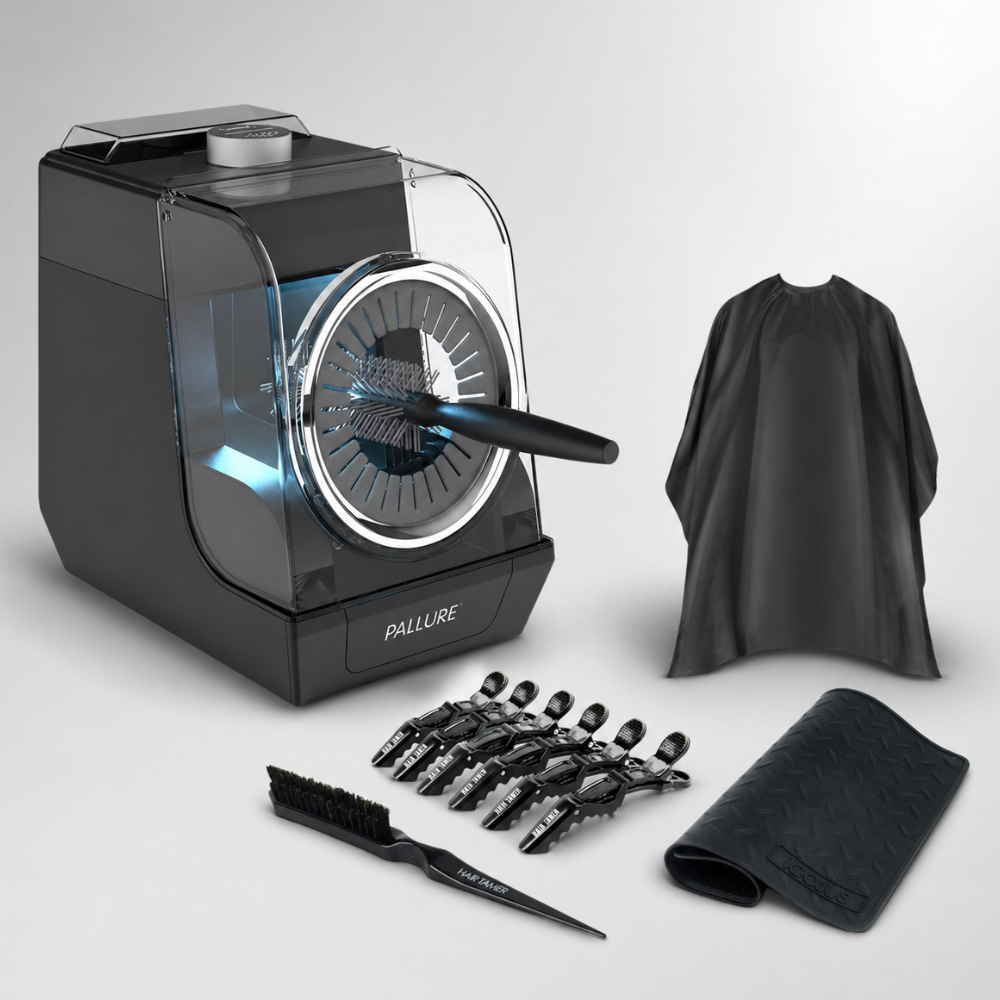 Pallure Automatic Hair Brush Cleaner Pro Starter Kit