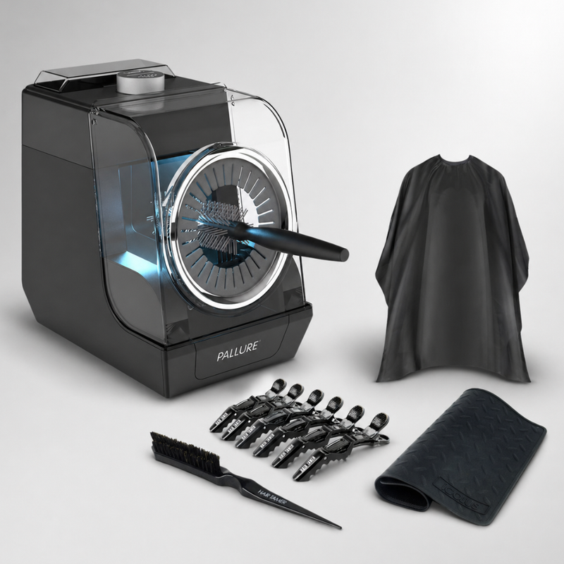 Pallure Automatic Hair Brush Cleaner Pro Starter Kit