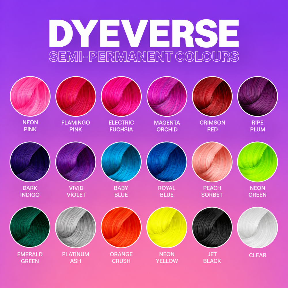 Pallure x Limitless DyeVerse Color - Semi-Permanent Direct Dyes 100ml