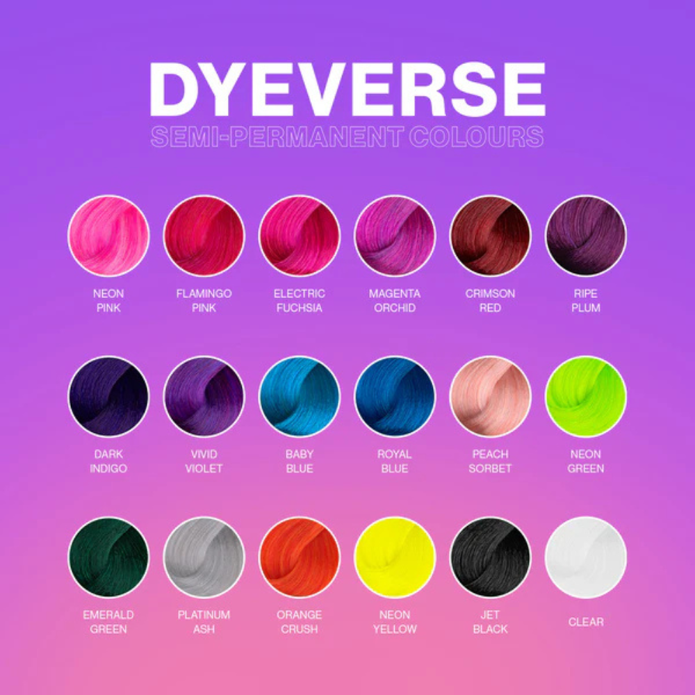 Pallure x Limitless DyeVerse Color - Semi-Permanent Direct Dyes 100ml