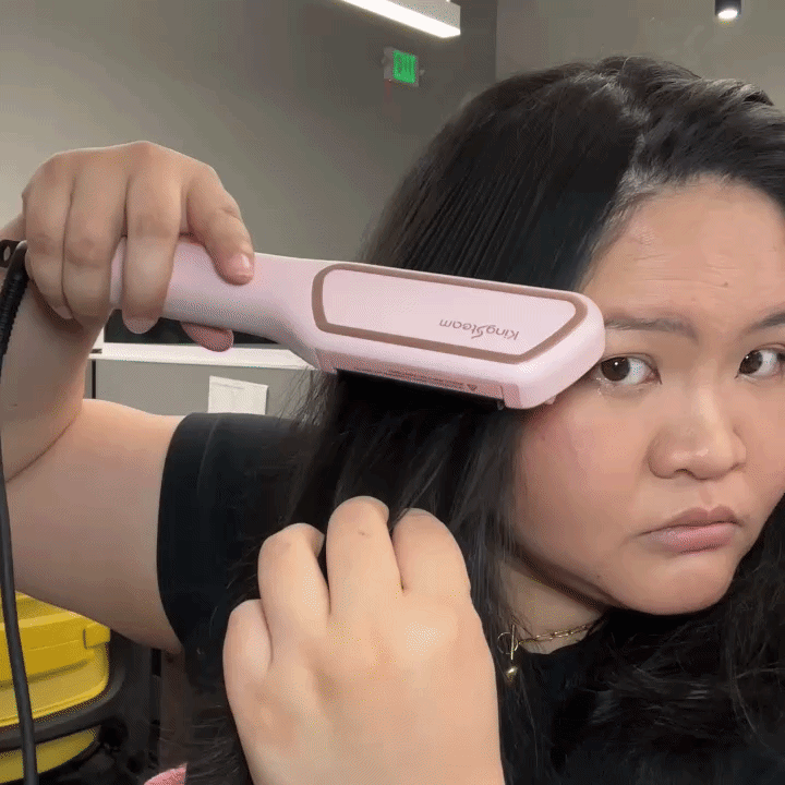 Pallure x King Steam Hair Straightening And Styling Kit