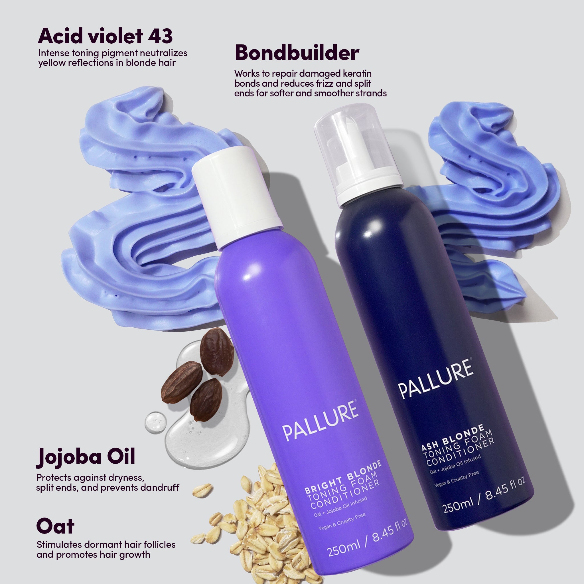 Grey Blonde & Bright Blonde Foam Conditioner Set – Pallure